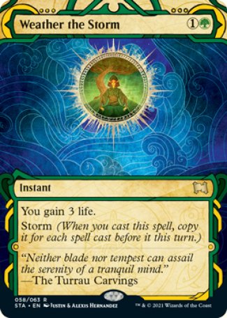 (058) Magic The Gathering Mystical Archive Single: Weather the Storm (V.1) Holo Rare