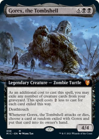 (058) Magic The Gathering Commander: Innistrad: Midnight Hunt Single: Gorex, the Tombshell (V.2)  Mythic