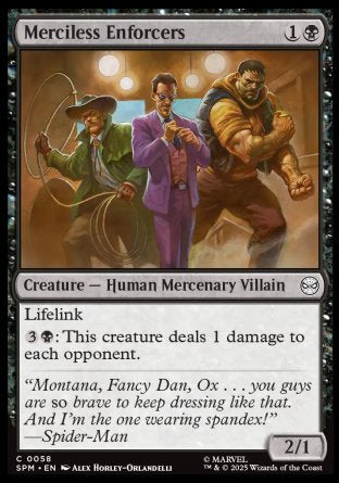 (058) Magic The Gathering Magic: The Gathering | Marvel's Spider-Man Single: Merciless Enforcers  Common
