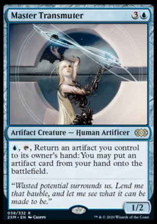 (058/332) Magic The Gathering Double Masters Single: Master Transmuter Holo Rare