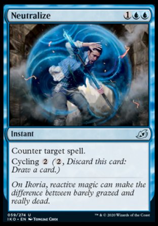 (059/274) Magic The Gathering Ikoria: Lair of Behemoths Single: Neutralize Holo Uncommon