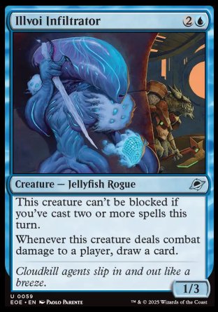 (059) Magic The Gathering Edge of Eternities Single: Illvoi Infiltrator  Uncommon