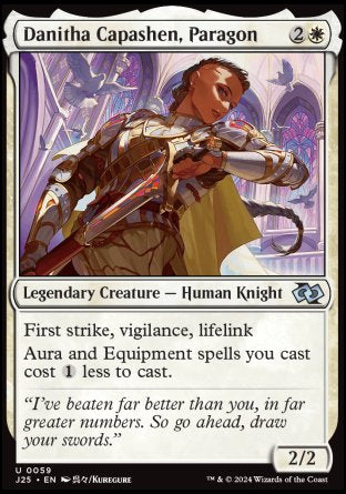 (059) Magic The Gathering Foundations Jumpstart Single: Danitha Capashen, Paragon  Uncommon