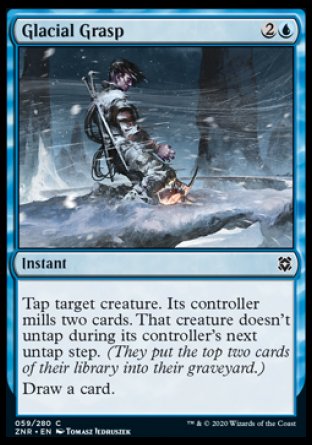 (059/280) Magic The Gathering Zendikar Rising Single: Glacial Grasp Holo Common