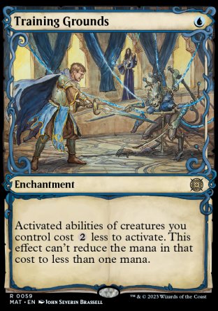 (059) Magic The Gathering March of the Machine: The Aftermath: Extras Single: Training Grounds (V.1)  Rare