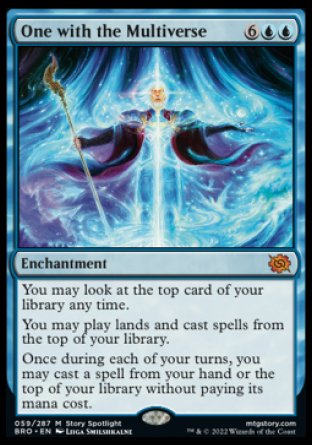 (059) Magic The Gathering The Brothers' War Single: One with the Multiverse Holo Mythic