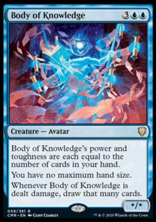 (059/361) Magic The Gathering Commander Legends Single: Body of Knowledge  Rare