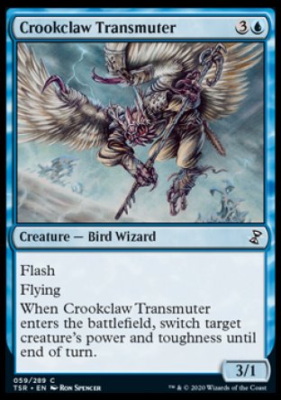 (059/289) Magic The Gathering Time Spiral Remastered Single: Crookclaw Transmuter Holo Common