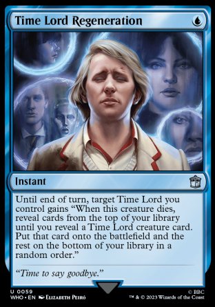 (059) Magic The Gathering Universes Beyond: Doctor Who Single: Time Lord Regeneration  Uncommon