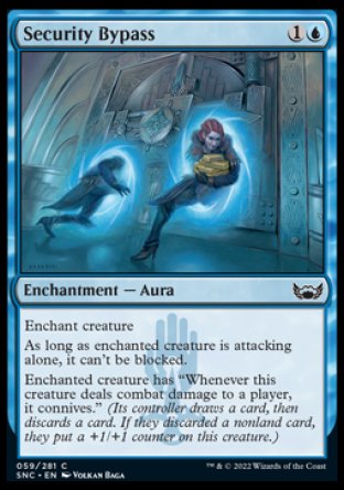 (059) Magic The Gathering Streets of New Capenna Single: Security Bypass  Common