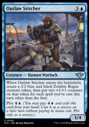 (059) Magic The Gathering Outlaws of Thunder Junction Single: Outlaw Stitcher  Uncommon