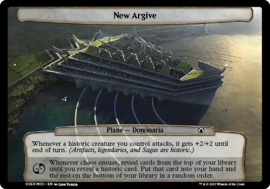 (059) Magic The Gathering Commander: March of the Machine Single: New Argive  Common