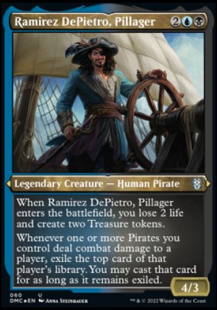 (060) Magic The Gathering Commander: Dominaria United: Extras Single: Ramirez DePietro, Pillager  Uncommon
