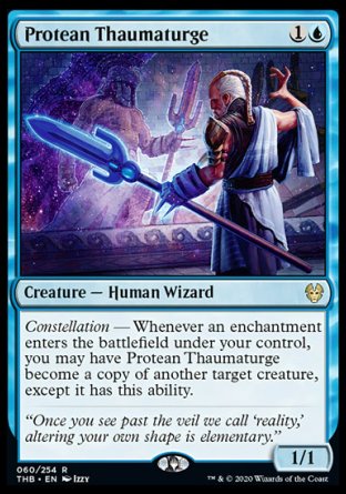 (060/254) Magic The Gathering Theros Beyond Death Single: Protean Thaumaturge  Rare