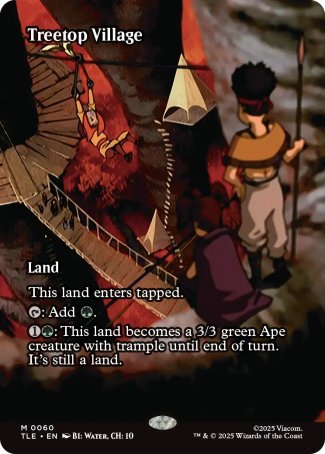 (060) Magic The Gathering Magic: The Gathering | Avatar: The Last Airbender: Eternal Single: Treetop Village  Mythic