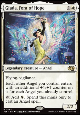 (060) Magic The Gathering Foundations Jumpstart Single: Giada, Font of Hope  Rare