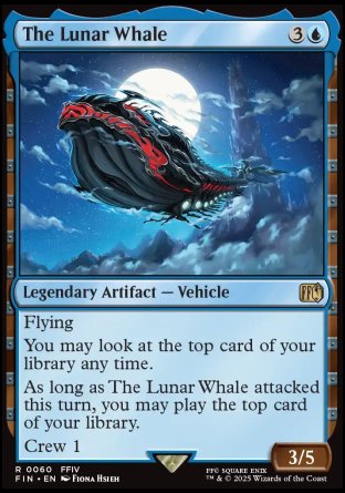 (060) Magic The Gathering Magic: The Gathering - FINAL FANTASY Single: The Lunar Whale  Rare