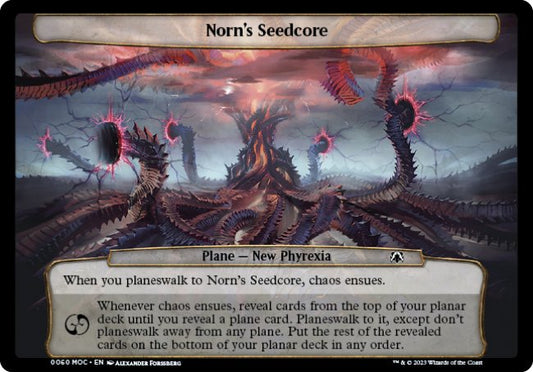 (060) Magic The Gathering Commander: March of the Machine Single: Norn's Seedcore  Common