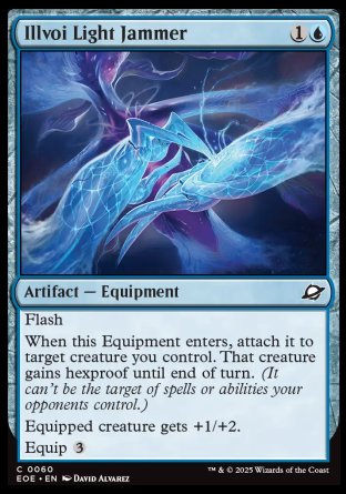 (060) Magic The Gathering Edge of Eternities Single: Illvoi Light Jammer  Common