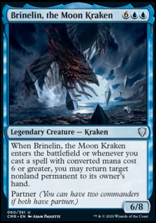 (060/361) Magic The Gathering Commander Legends Single: Brinelin, the Moon Kraken  Uncommon