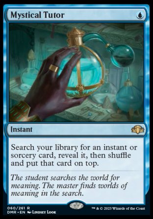 (060) Magic The Gathering Dominaria Remastered Single: Mystical Tutor  Rare