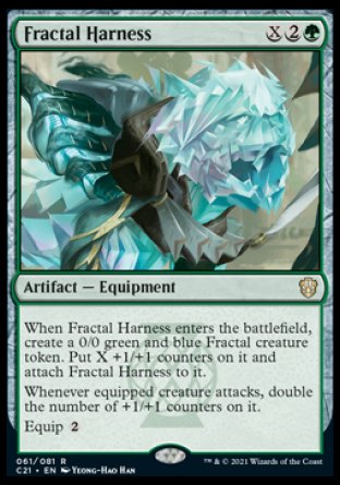 (061) Magic The Gathering Commander: Strixhaven Single: Fractal Harness  Rare