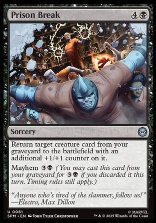 (061) Magic The Gathering Magic: The Gathering | Marvel's Spider-Man Single: Prison Break Holo Uncommon