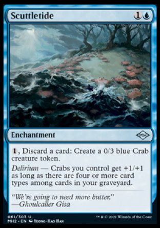 (061) Magic The Gathering Modern Horizons 2 Single: Scuttletide  Uncommon