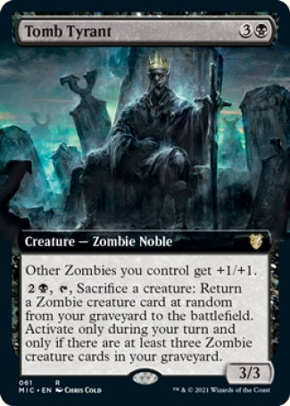 (061) Magic The Gathering Commander: Innistrad: Midnight Hunt Single: Tomb Tyrant (V.2)  Rare