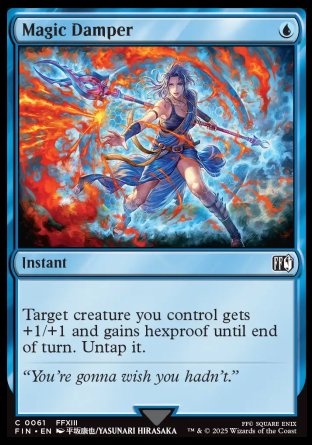 (061) Magic The Gathering Magic: The Gathering - FINAL FANTASY Single: Magic Damper Holo Common