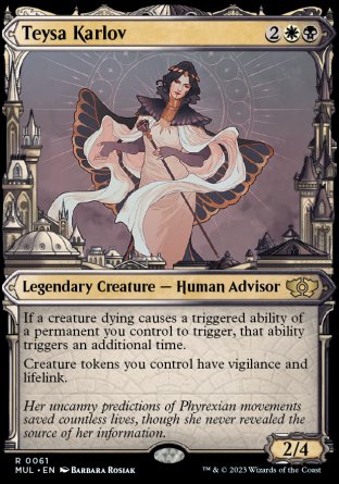 (061) Magic The Gathering Multiverse Legends Single: Teysa Karlov (V.1) Holo Rare