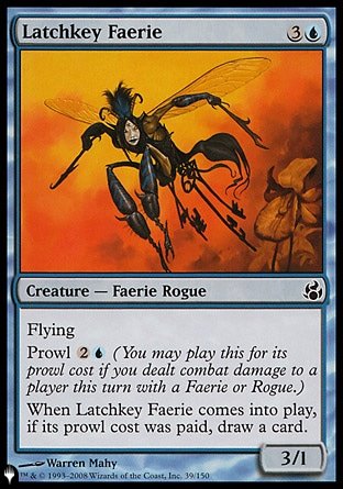 (039) Magic The Gathering The List Single: Latchkey Faerie  Common