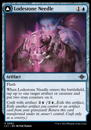 (062) Magic The Gathering The Lost Caverns of Ixalan Single: Lodestone Needle // Guidestone Compass Holo Uncommon