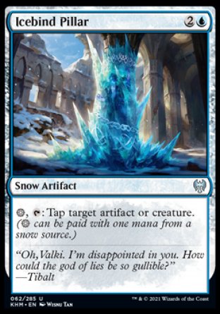 (062/285) Magic The Gathering Kaldheim Single: Icebind Pillar  Uncommon