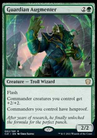 (062) Magic The Gathering Commander: Strixhaven Single: Guardian Augmenter  Rare