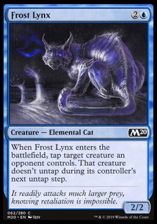 (062/280) Magic The Gathering Core 2020 Single: Frost Lynx  Common