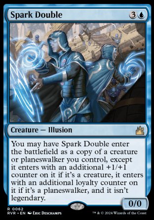 (062) Magic The Gathering Ravnica Remastered Single: Spark Double  Holo Rare