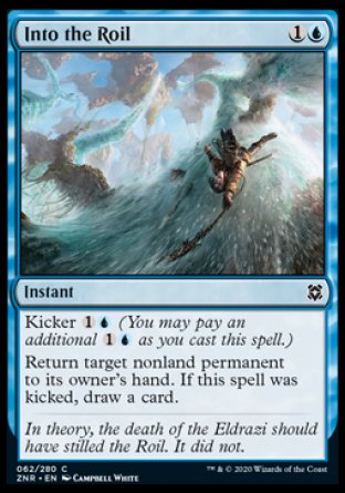 (062/280) Magic The Gathering Zendikar Rising Single: Into the Roil  Common