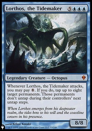 (053) Magic The Gathering The List Single: Lorthos, the Tidemaker  Mythic