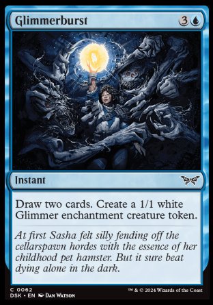 (062) Magic The Gathering Duskmourn: House of Horror Single: Glimmerburst  Common