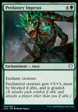 (062/322) Magic The Gathering Commander: Ikoria Single: Predatory Impetus  Uncommon