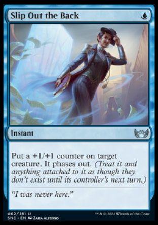 (062) Magic The Gathering Streets of New Capenna Single: Slip Out the Back Holo Uncommon