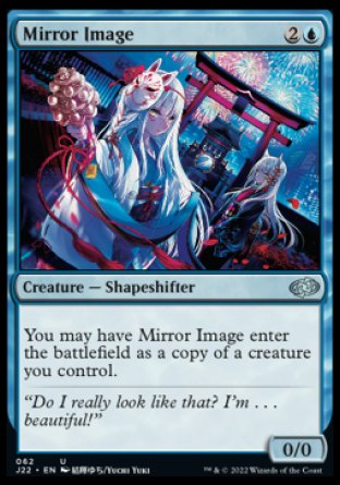 (062) Magic The Gathering Jumpstart 2022 Single: Mirror Image  Uncommon