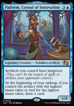 (062) Magic The Gathering Foundations Jumpstart Single: Padeem, Consul of Innovation  Rare