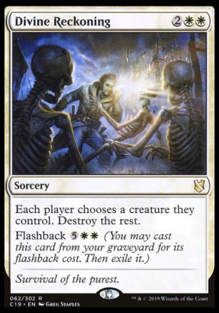 (062) Magic The Gathering Commander 2019 Single: Divine Reckoning  Rare