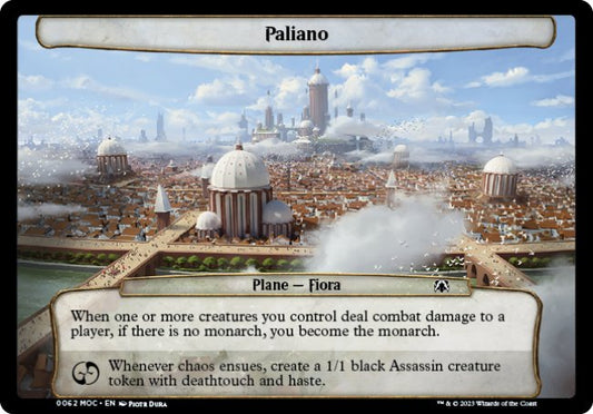 (062) Magic The Gathering Commander: March of the Machine Single: Paliano  Common