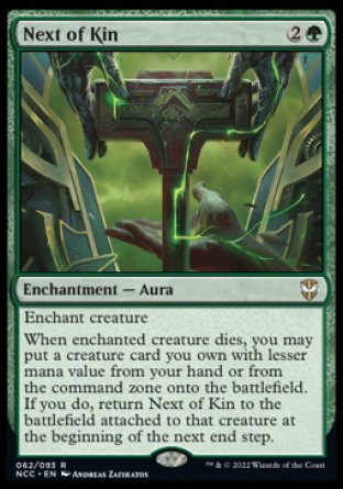 (062) Magic The Gathering Commander: Streets of New Capenna Single: Next of Kin  Rare