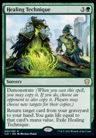 (063) Magic The Gathering Commander: Strixhaven Single: Healing Technique  Rare