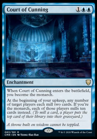 (063/361) Magic The Gathering Commander Legends Single: Court of Cunning Holo Rare