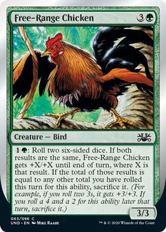 (063/096) Magic The Gathering Unsanctioned Single: Free-Range Chicken  Common